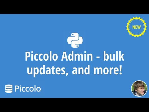 Piccolo Admin - bulk updates, and more!