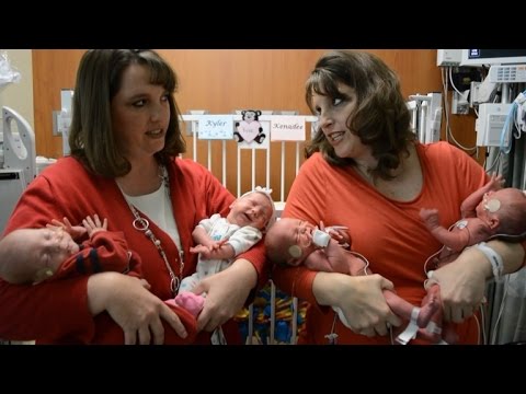 Twin Sisters Each Give Birth to a Set of Twins for The Second Time