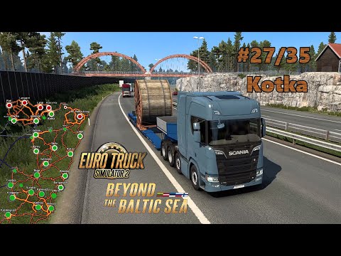 Euro Truck Simulator 2 Gameplay DLC Beyond the Baltic Sea Finland #27/35 Kotka