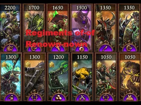 Regiments of Renown, Skaven edition yes-yes!