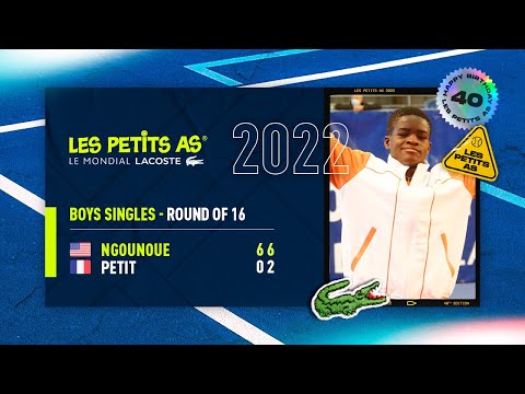 Les Petits As 2022 | Boys Round of 16 | Lenny Petit vs. Carel Aubriel Ngounoue