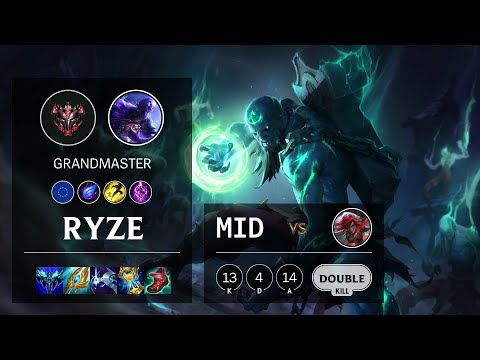 Ryze Mid vs Katarina - EUW Grandmaster Patch 11.5