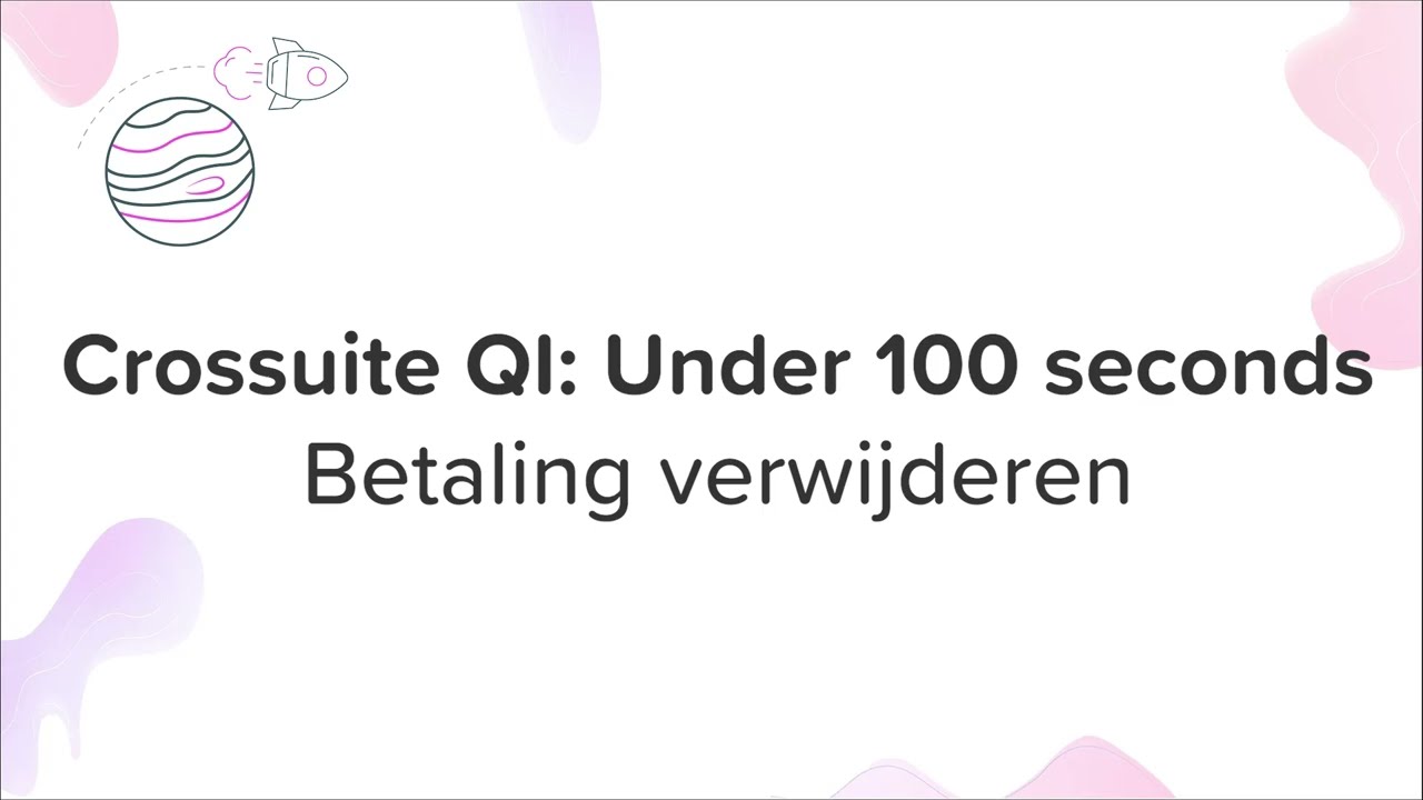 3. Betaling verwijderen
