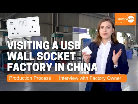 , title : 'Visiting a USB Wall Socket Factory in China | How USB Wall Outlets and Wall Switch Sockets Are Made'