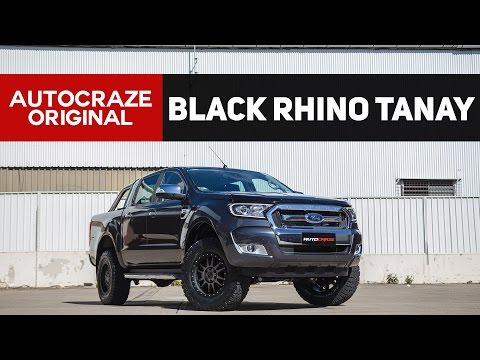 🦏 RUMBLING RHINO RANGER 🦏// Black Rhino Tanay Wheels & Tyres // Ford Ranger AutoCraze 2017