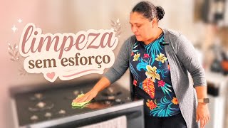 LIMPEZA SEM ESFORÇO: como limpo minha cozinha sem me cansar