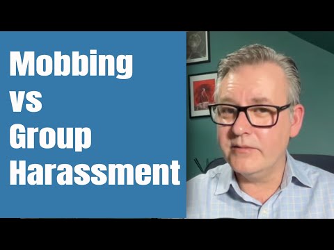 Mobbing vs Group Harassment