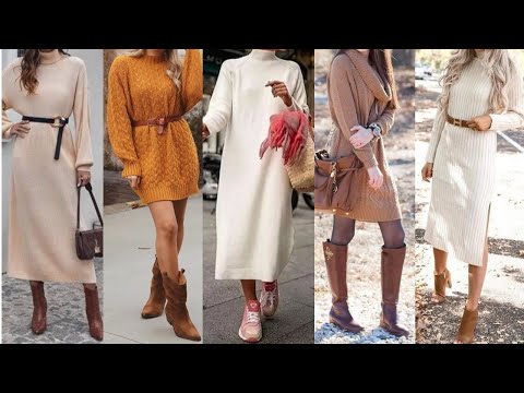 Moda OTOÑO INVIERNO 24/ 25 /VESTIDOS de MODA otoño invierno 2024/ 2025