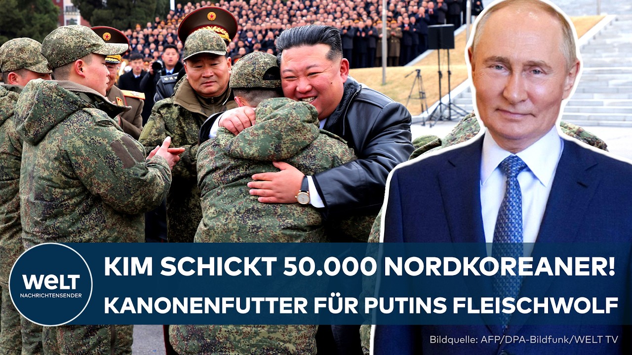 PUTINS KRIEG und Kims Kämpfer: 50.000 Nordkoreaner in der Ukraine? Selenskyj schlägt Alarm!