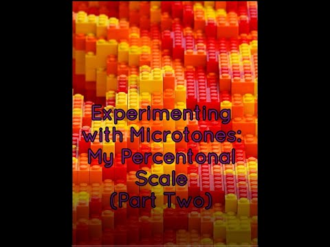 Creating a Microtonal Scale: Percentonal Scales (Part 2)