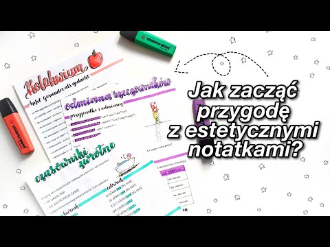Jak robić estetyczne, czytelne notatki 😍✨ Proste rady dla początkujących ✨