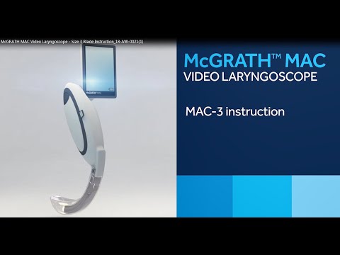 Medtronic McGRATH MAC Video Laryngoscope Intruction Video