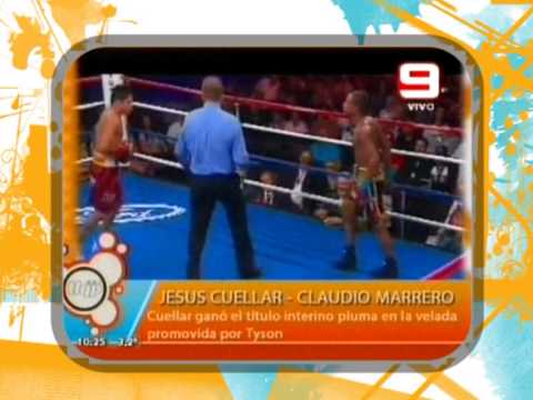 BOXEO Jesus Cuellar vs Claudio Marrero velada promovida por Tyson TLQP 26 08 13