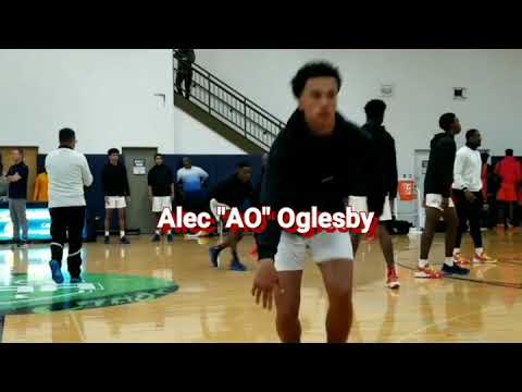 Alec "AO" Oglesby Jersey#1 Florida Vipers 6'5 G '20 Small Sample Blowout Win vs.Team Rio UAA Circuit