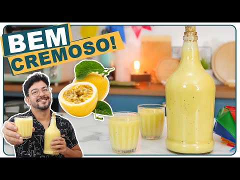 LICOR DE MARACUJÁ BEM CREMOSO | FAÇA E VENDA