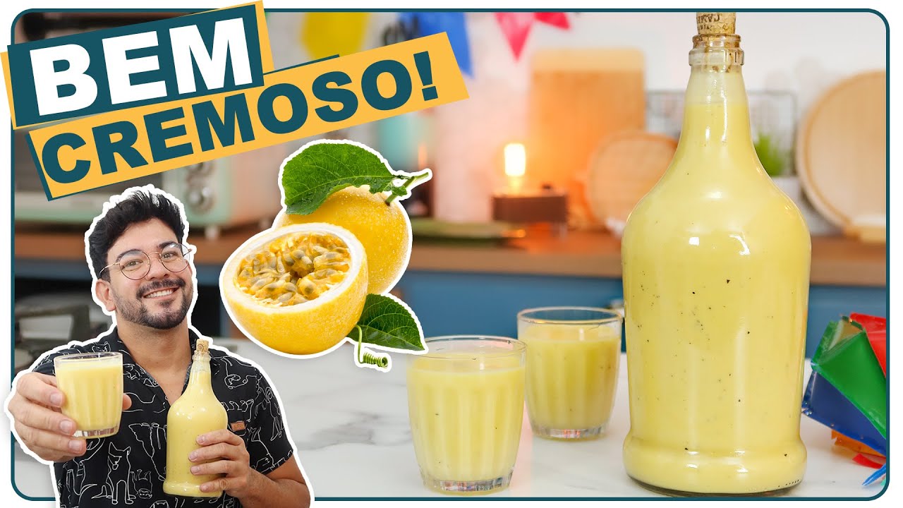 Watch Now LICOR DE MARACUJÁ BEM CREMOSO | FAÇA E VENDA LICOR DE MARACUJÁ BEM CREMOSO | FAÇA E VENDA