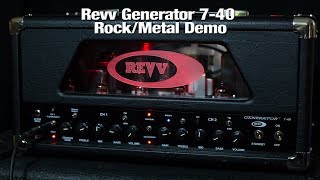 Video thumbnail for Revv Generator 7-40 Rock/Metal Demo by The Gear Files