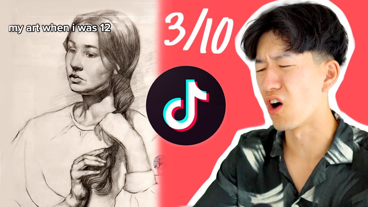 RATING TIKTOK ART TUTORIALS 😭 8