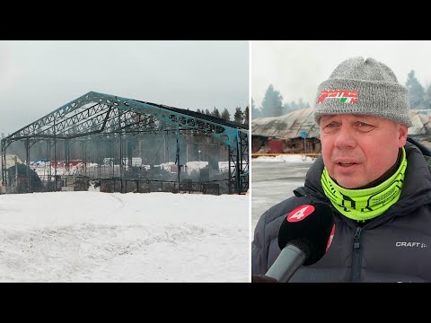 "Byns hela hjärta har brunnit ner" | TV4 Nyheterna | TV4 & TV4 Play