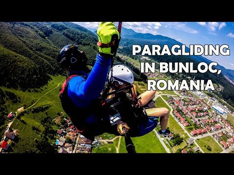 GoPro Hero 4 Black | PARAGLIDING In Bunloc, Romania