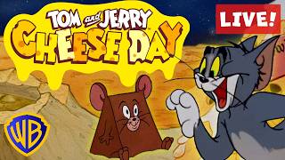 🔴 LIVE! Cheese Day 🧀 Tom & Jerry Full Episode MARATHON 🐱🐭 | @wbkids
