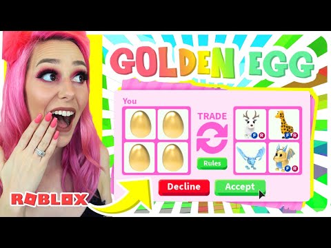 What You Can Get For A *GOLDEN EGG* TRADING New LEGENDARY Egg In Adopt Me NEW Update (Roblox)