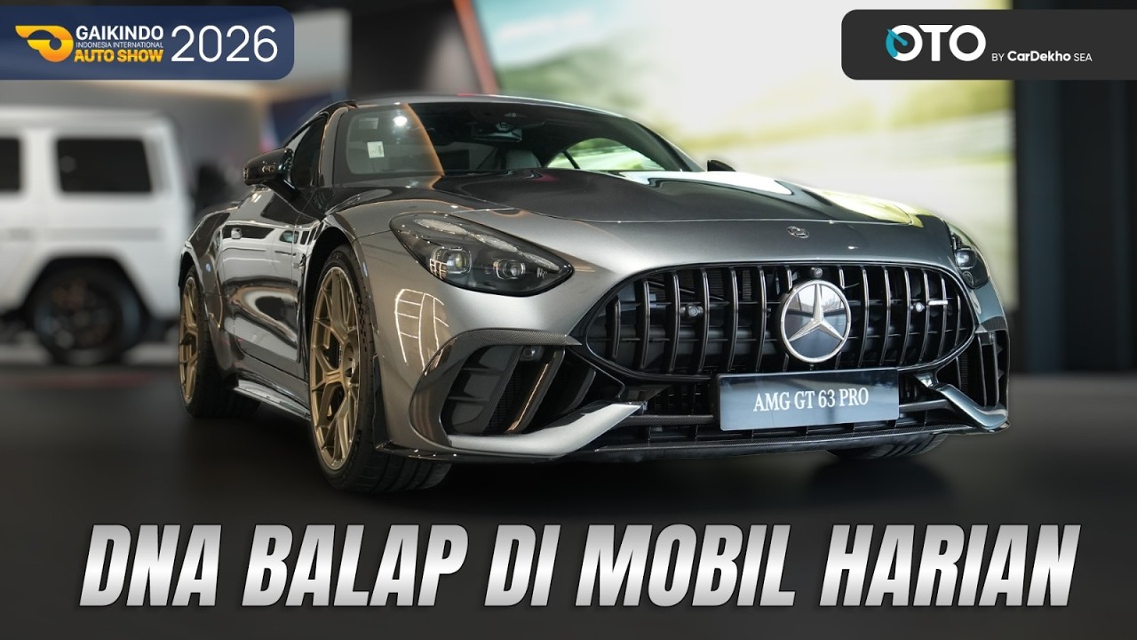 Mercedes-AMG GT 63 Pro: 612 HP, V8 TWIN TURBO, DAN SIAP JAJAL DI TREK! - GIIAS 2026