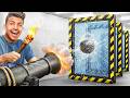 100 Layers Of BULLETPROOF GLASS Vs CANNON