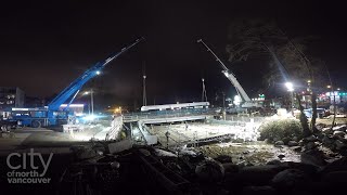 Mosquito Creek Bridge Replacement Time Lapse