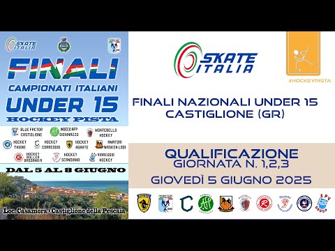 Finali Nazionali Under 15 - Castiglione (GR) - Qualificazione, Giornata n.1,2,3