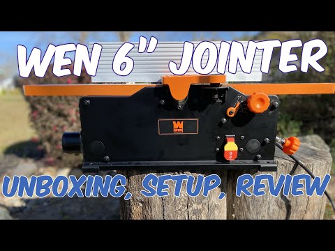 WEN JT630H 6" Tabletop Jointer Unboxing Assembly Review | WEN 6 Inch Jointer | Woodworking Jointer