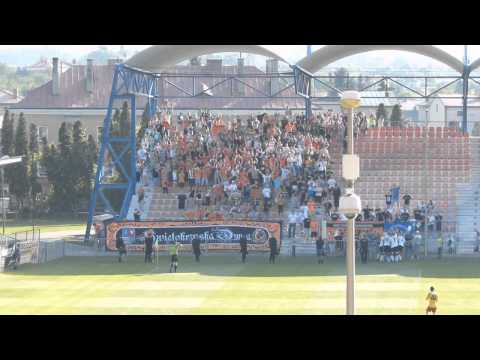 KSZO - Korona II (zwycięska bramka na 1-0 i radość kibiców po golu) [7.06.2014]