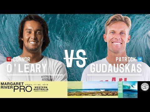 Connor O'Leary vs. Patrick Gudauskas - Round Two, Heat 10 - Margaret River Pro 2018