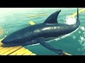 SHARK ATTACKIN ME RAFT Raft