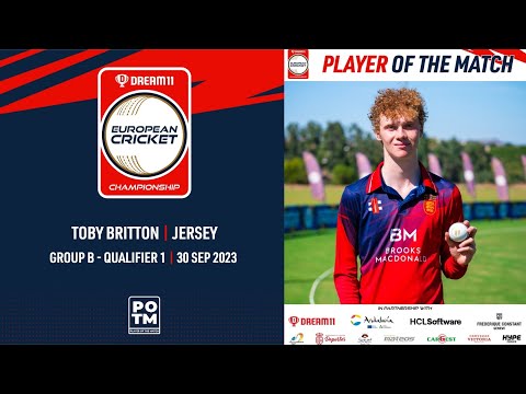 POTM: T.Britton - JSY vs GSY | Highlights | Dream11 ECC23 | 30 Sep 2023 | ECC23.026