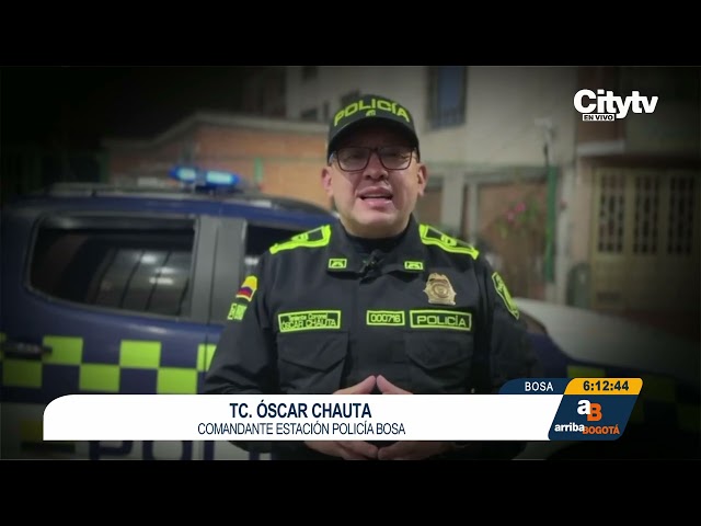 Capturan en Bosa a presunto expendedor de drogas que operaba cerca de colegios y parques