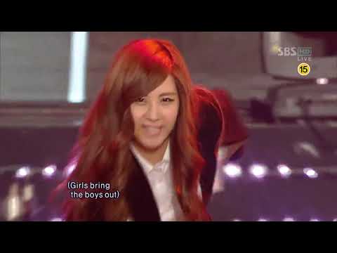 SNSD The Boys @ love sharing concert 111106