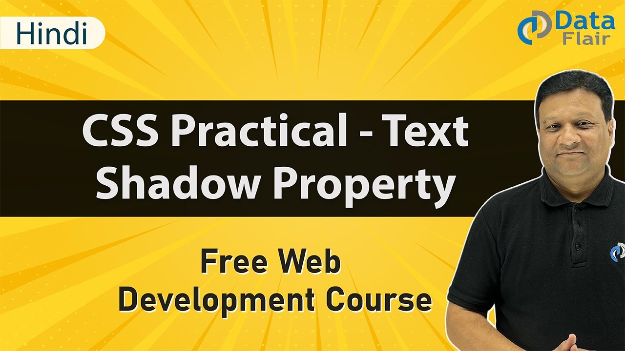 CSS Practical - CSS Text Shadow Property | How to Add a Shadow to Text | What is Text Shadow [Hindi]