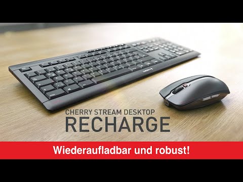 Artikelvideo 1 für CHERRY STREAM DESKTOP RECHARGE Tastatur-Maus-Set kabellos schwarz, Artikelnummer 515613