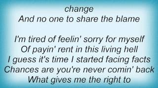 Josh Gracin - No One To Share The Blame Lyrics