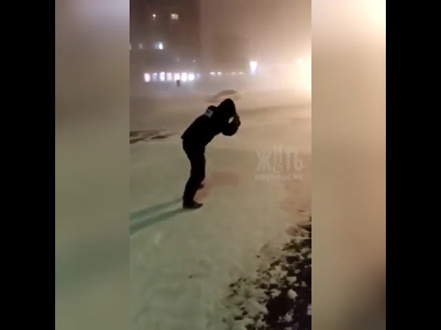 Вот это пурга, детка! или Суровые зимние будни жителей Норильска