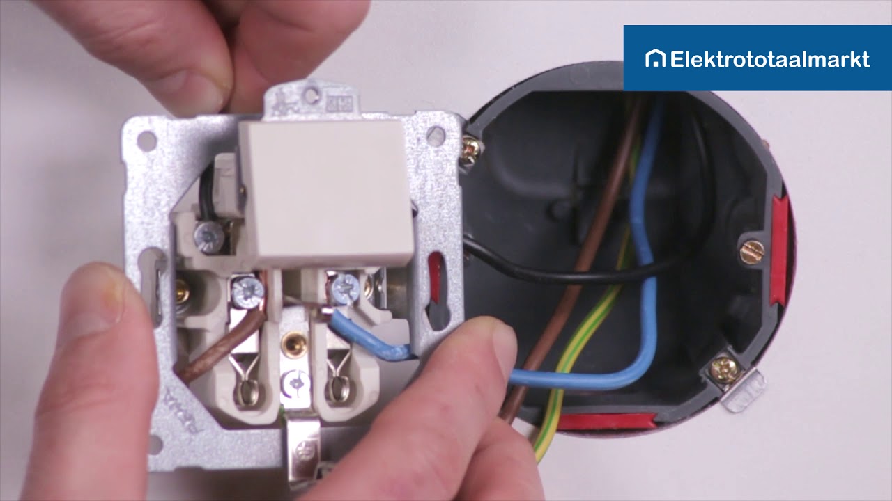 Peha combinatie schakelaar-WCD 1-polig aansluiten - Elektrototaalmarkt.nl