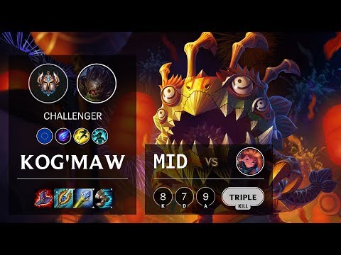 Kog'Maw Mid vs Zoe - EUW Challenger Patch 10.11