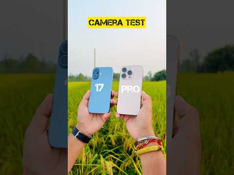 iPhone 17 vs iPhone 16 pro camera test 🔥