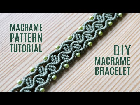 Spiral Macrame Patterns DIY Macrame Spiral Bracelets