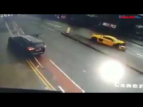 Man sleeping in the yellow car