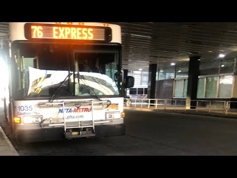 NFTA Bus 76 Seneca One Stop Exp Full Route. Gillig Low Floor 1035