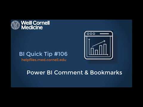 BI Quick Tip #106: Using the Toolbar in Power BI - Comment and Bookmarks