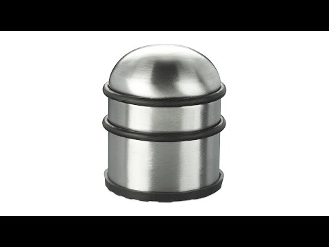 Butoir de porte acier inoxydable argenté Nombre de pièces dans le lot : 1