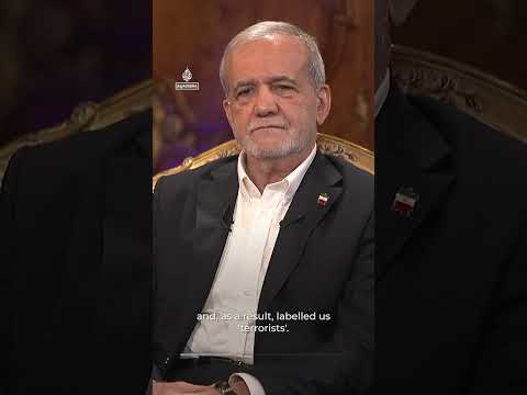 Pezeshkian says Iran ‘no longer trusts talks with Washington’ | AJ #shorts
